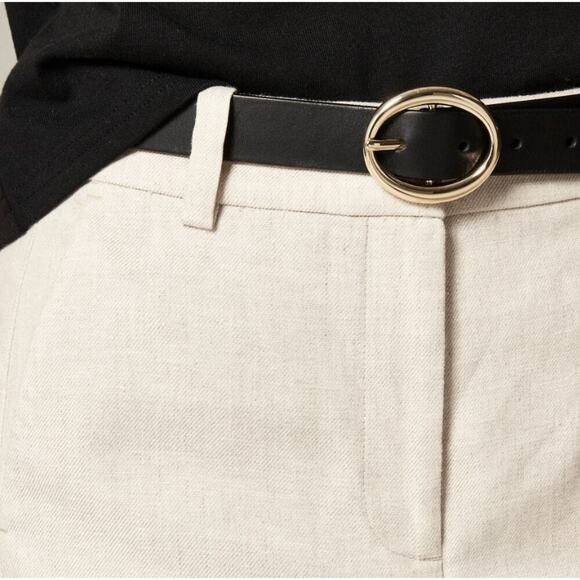 J.Crew Carolina Flare Pant in Stretch Linen Blend Flax Ivory Size 4 NWT - Picture 3 of 9